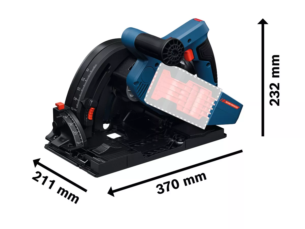 Scie circulaire plongeante EXPERT EXKT18V-52G BOSCH solo